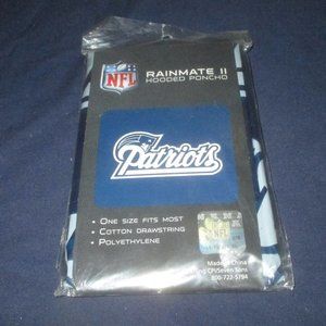 NFL Rainmate II New England Patriots Hooded Poncho (unopened) (NFL Licensed)